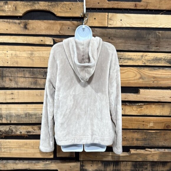 UGG TASHA DOUBLE FLEECE ZIP HOODIE In‎ Moonbeam Women’s Size XL - Picture 4 of 10